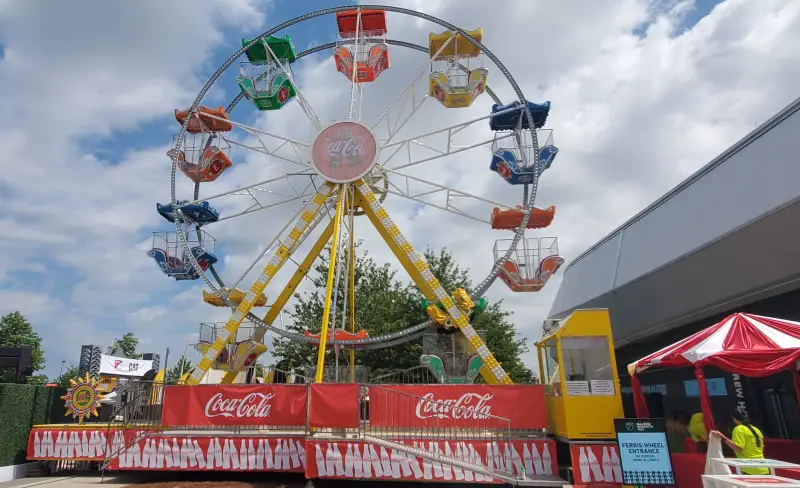 Coca-Cola branded Ferris Wheel for experiential marketing activation