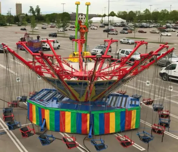 High-Thrill Funnel Force Ride